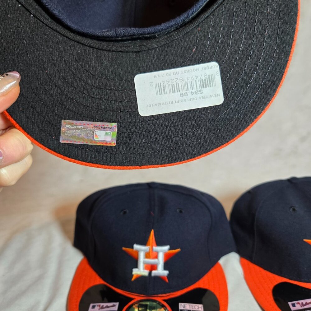 New Era 59Fifty Men's Hat MLB Houston Astros On Field Fitted Cap ALL SIZES - Picture 7 of 8